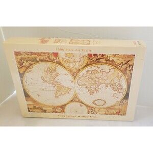 Jigsaw Art Puzzle Historical World Map 1000 pc 50x75 cm Tomax 100-108 Globe New